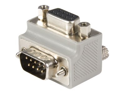 StarTech.com Right Angle DB9 to DB9 Serial Cable Adapter Type 2