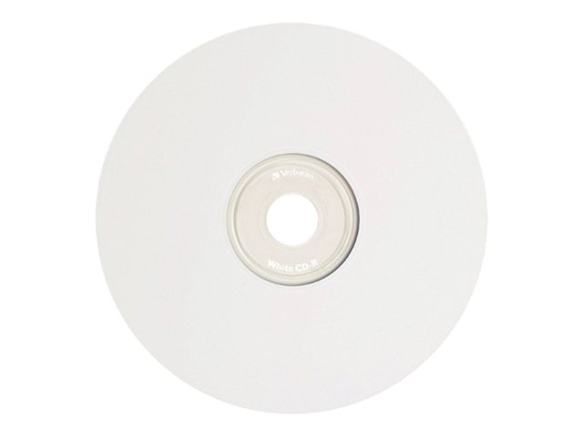 Verbatim 100Pk Cdr 80 Min 700Mb 52 Blank Wht Spind