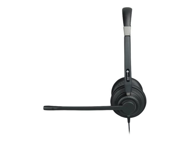 ALCATEL-LUCENT ENTERPRISE AH 22 J II Corded Binaural Premium Headset. For PC or DeskPhone with 3.5mm Jack