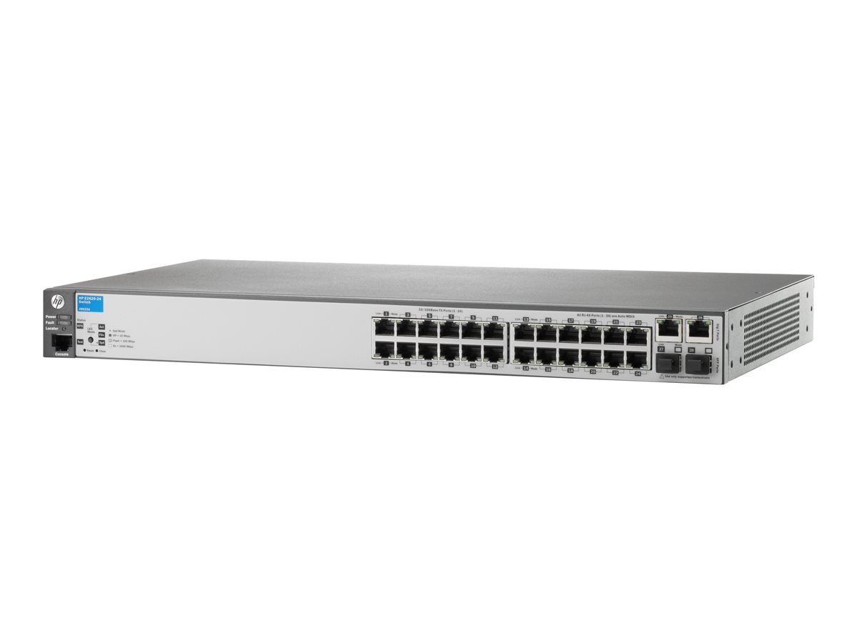 HP J9623A Aruba 2620-24 Switch - 24 Port Fast Ethernet Managed L3 S..