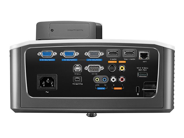 BENQ MX854UST DLP UltraShort Projektor 3.500 ANSILumen XGA 1.024x768 10.000:1 RJ45 2xHDMI/MHL USB RS232 4:3 analog 2x10W weiss