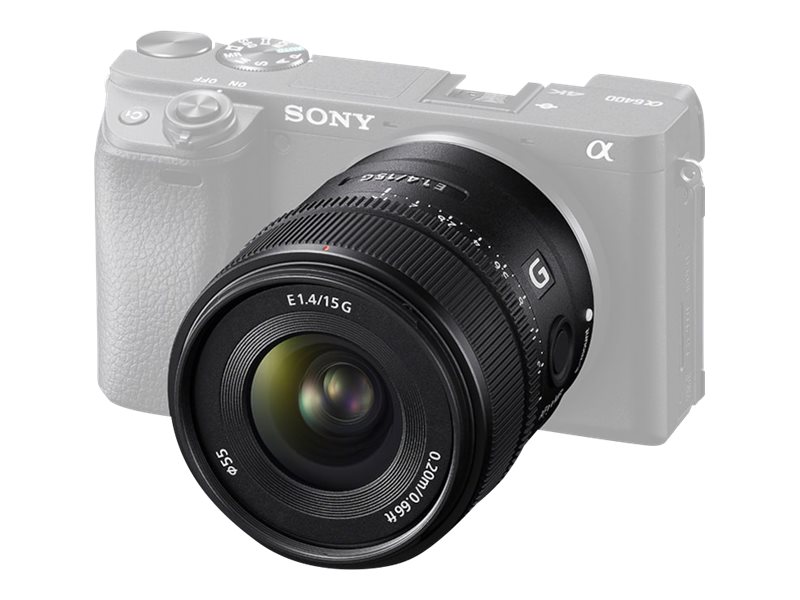 Sony E 15mm F1.4 G APS-C Wide-Angle Lens for Sony E-mount - SEL15F14G