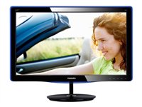 Philips E-line 247E3LHSU - &Eacute;cran LED - 23.6" - 1920 x 1080 FullHD - 300 cd/m2 - 1000:1 - 20000000:1 (dynamique) - 5 ms - 2xHDMI, VGA - haut-parleurs - noir, bleu teint&eacute; - Philips E-line 247E3LHSU