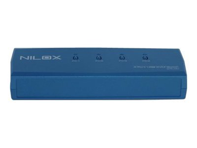Nilox 4-Port USB KVM Switch with Audio