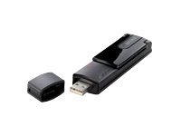 Buffalo Nfiniti Wireless-N High Power Compact USB 2.0 Adapter - Adaptateur réseau - Hi-Speed USB - 802.11b, 802.11g, 802.11n (draft 2.0)
