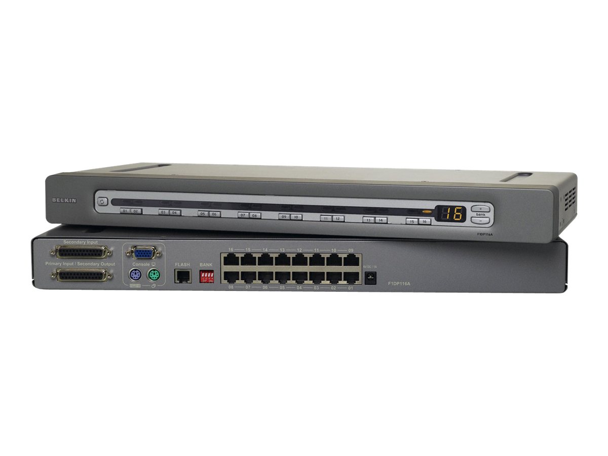 Belkin F1DP116AEA 16 Port SMB Cat5 KVM Switch | Comms Express