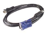 APC cable de teclado / vídeo / ratón (KVM) - 3.66 m
