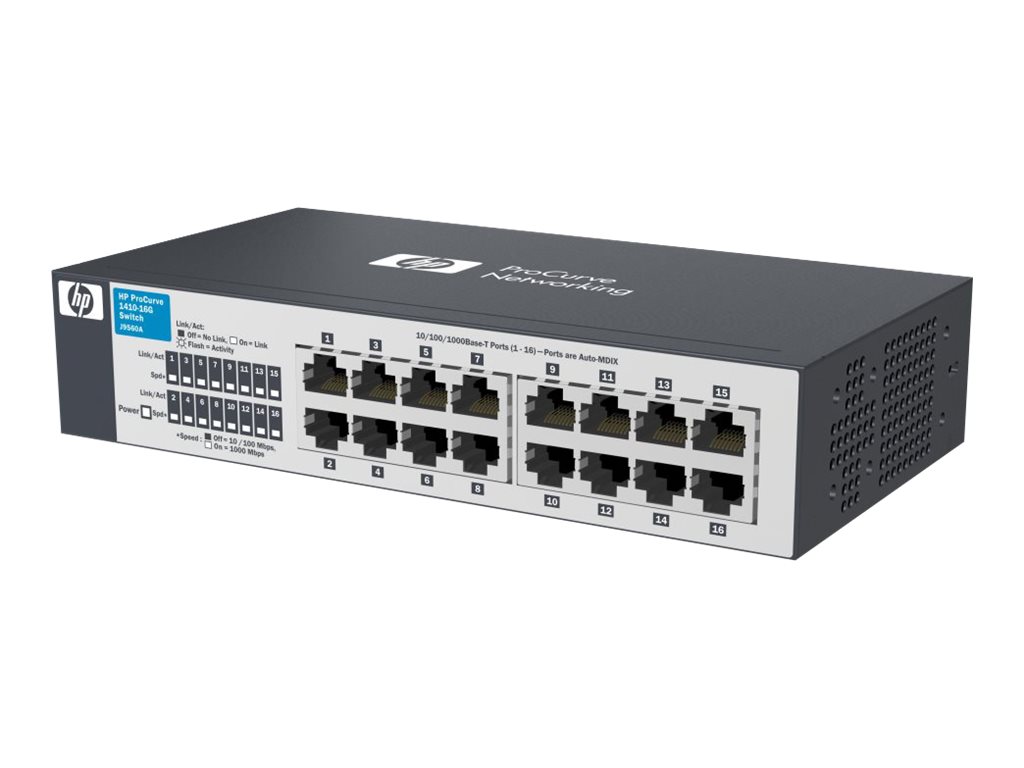 HP J9560A 1410-16G Switch - 16 Port Gigabit Switch | Comms Express