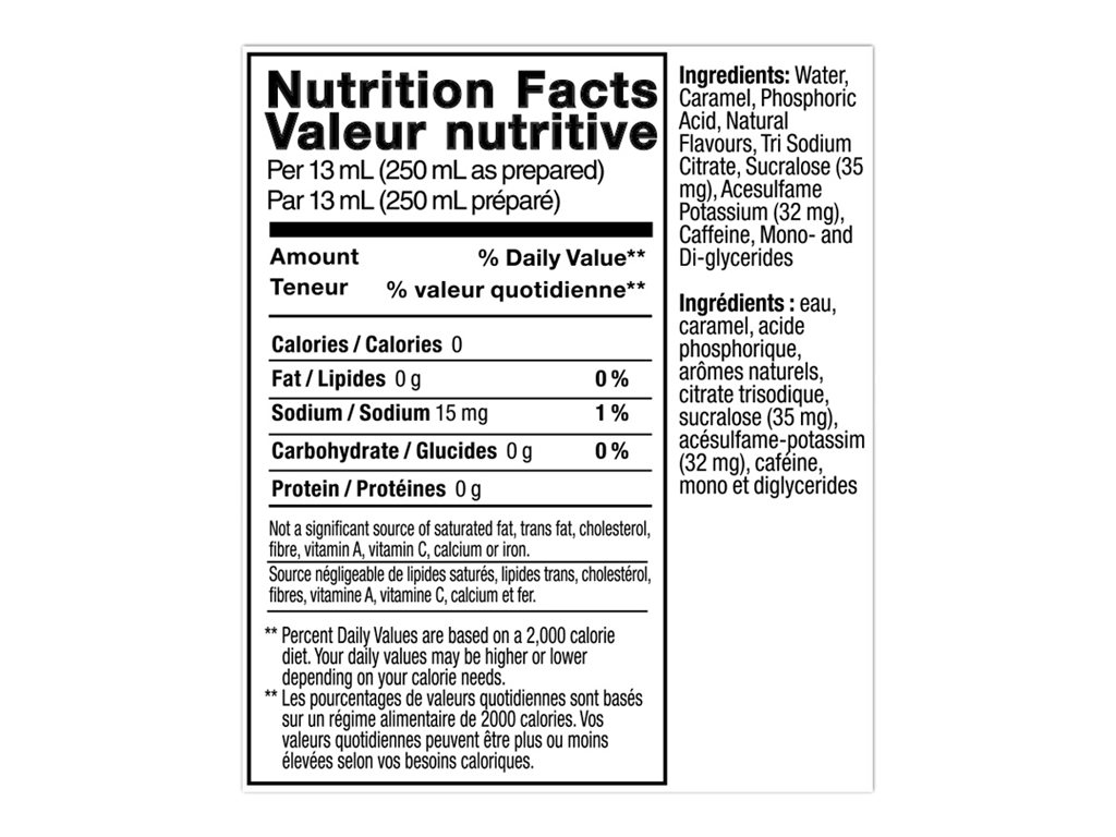 SodaStream Classic Drink Mix Diet Cola 440ml London Drugs