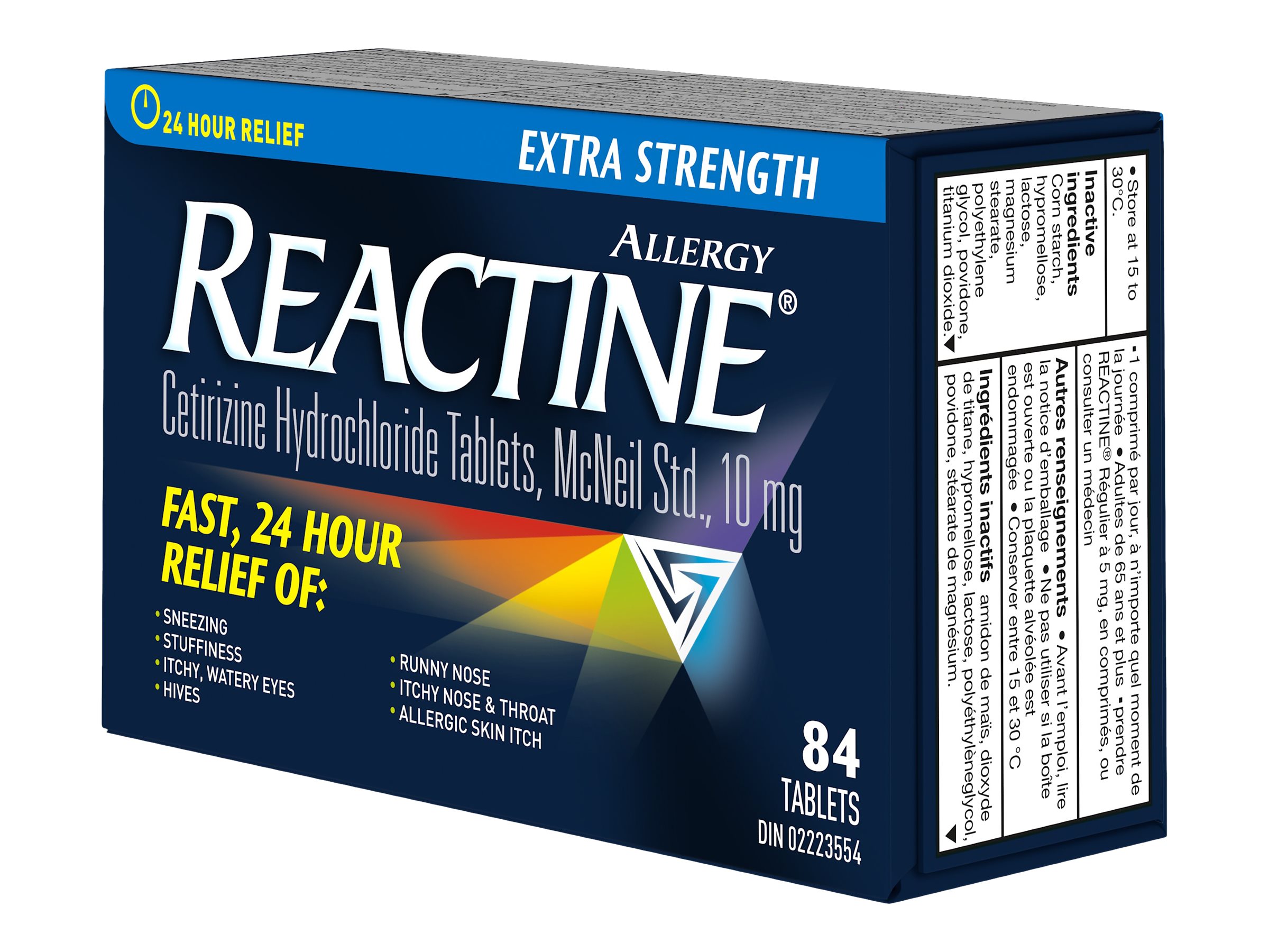 REACTINE ALLERGY EXSTR 10MG 84'S