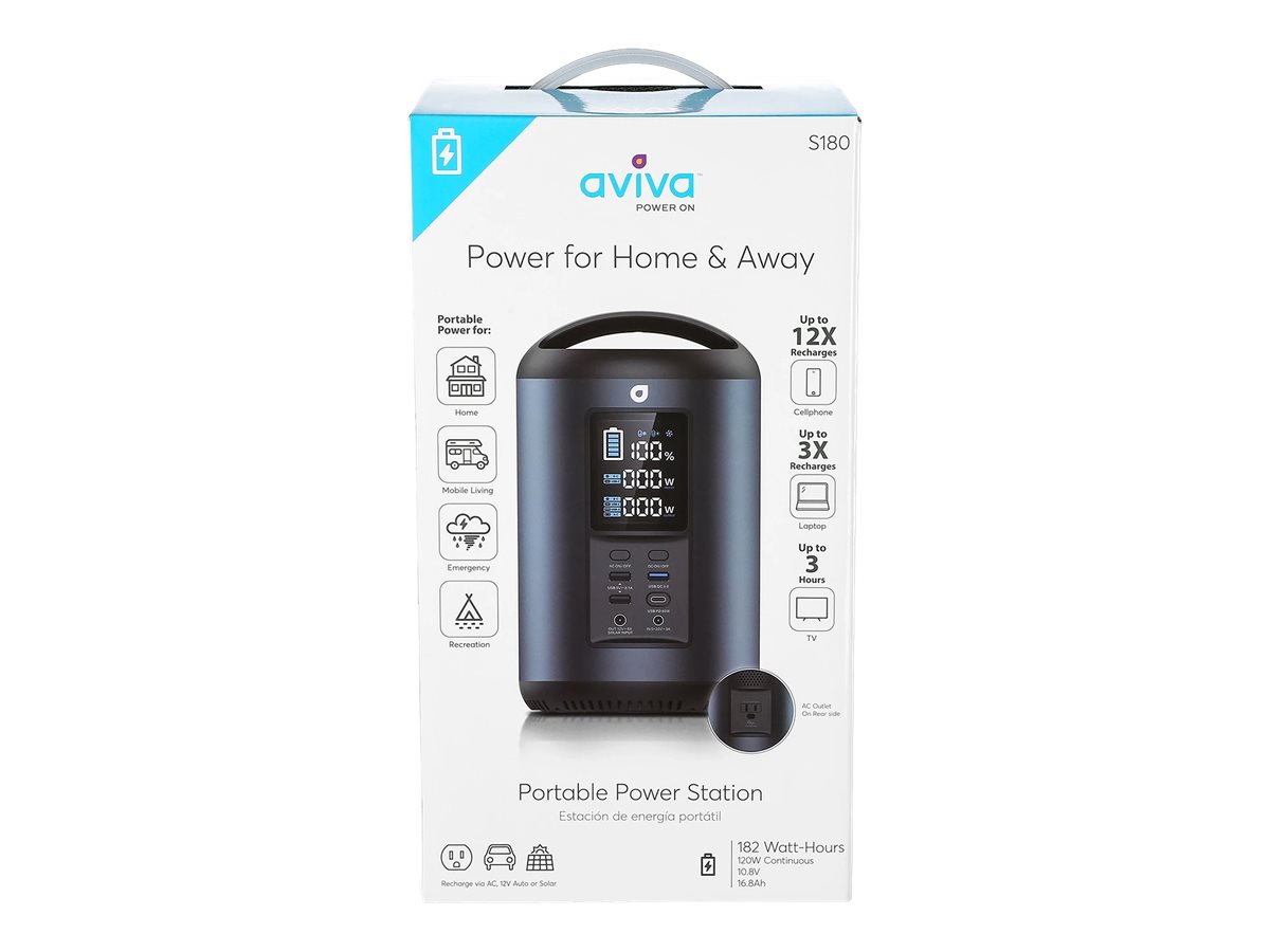 Aviva S180 Portable Power Station VFES009B