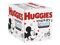 huggies snug & dry size 6 diapers 66 ct box