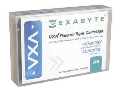 Exabyte 1Pk X6 20/40Gb 62M Data Cart