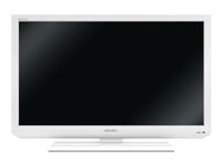 Toshiba 26EL834G - 26 REGZA EL Series TV LCD à rétroéclairage à LED - écran large - 720p - système de rétroéclairage en bordure par DEL Edge-Lit - blanc