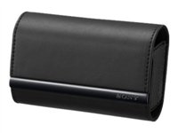 Sony LCS TWJ - Sacoche semi-rigide pour appareil photo num&eacute;rique - cuir synth&eacute;tique - noir - Sony LCS TWJ - Sacoche semi-rigide pour appareil photo num&eacute;rique