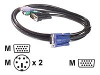 APC cable de teclado / vídeo / ratón (KVM) - 1.83 m