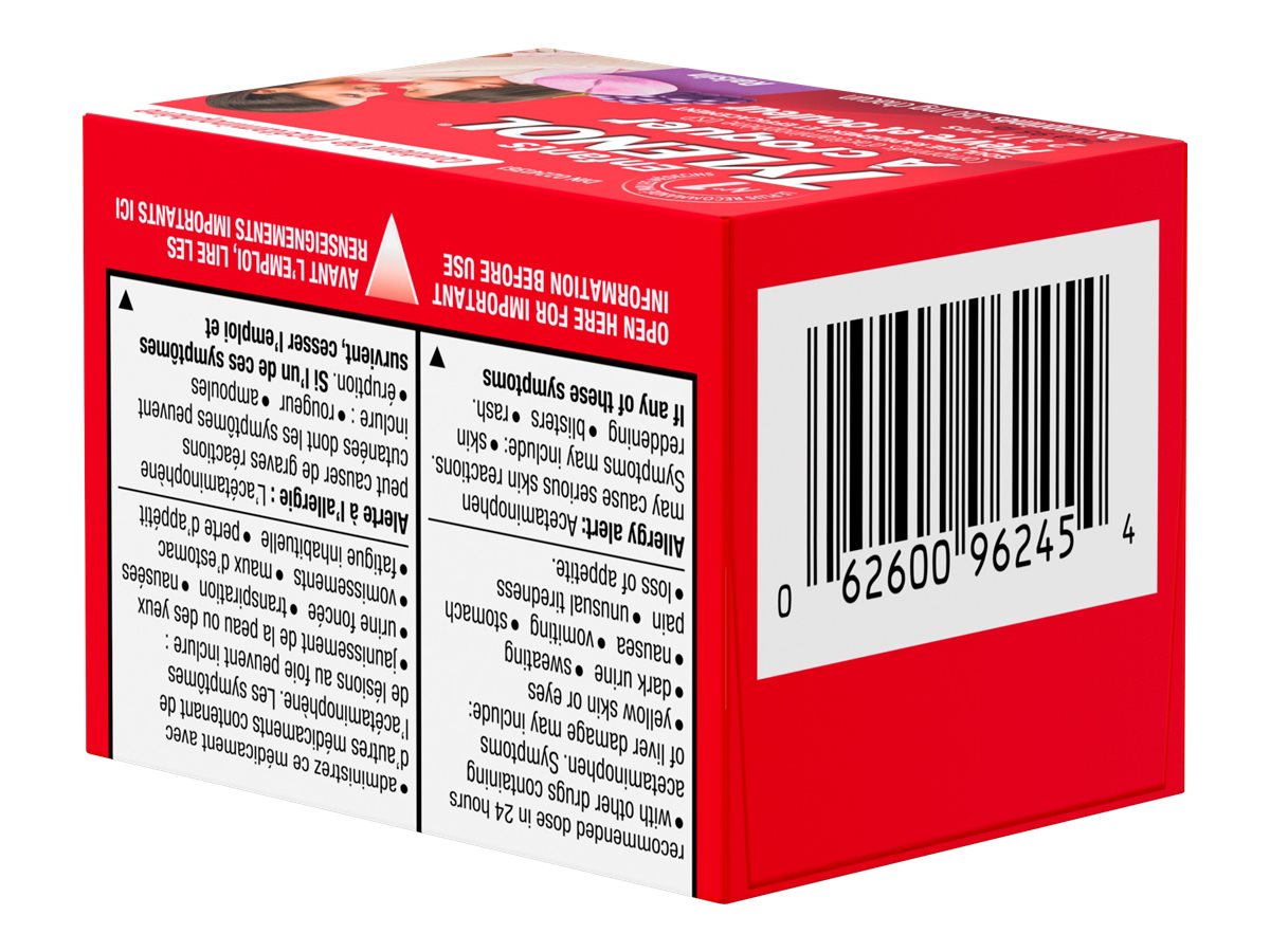 Tylenol* Children's Chewable Tablets Grape Punch 160mg 20's