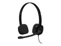 Logitech Headset Stereo H151 Black 3.5mm