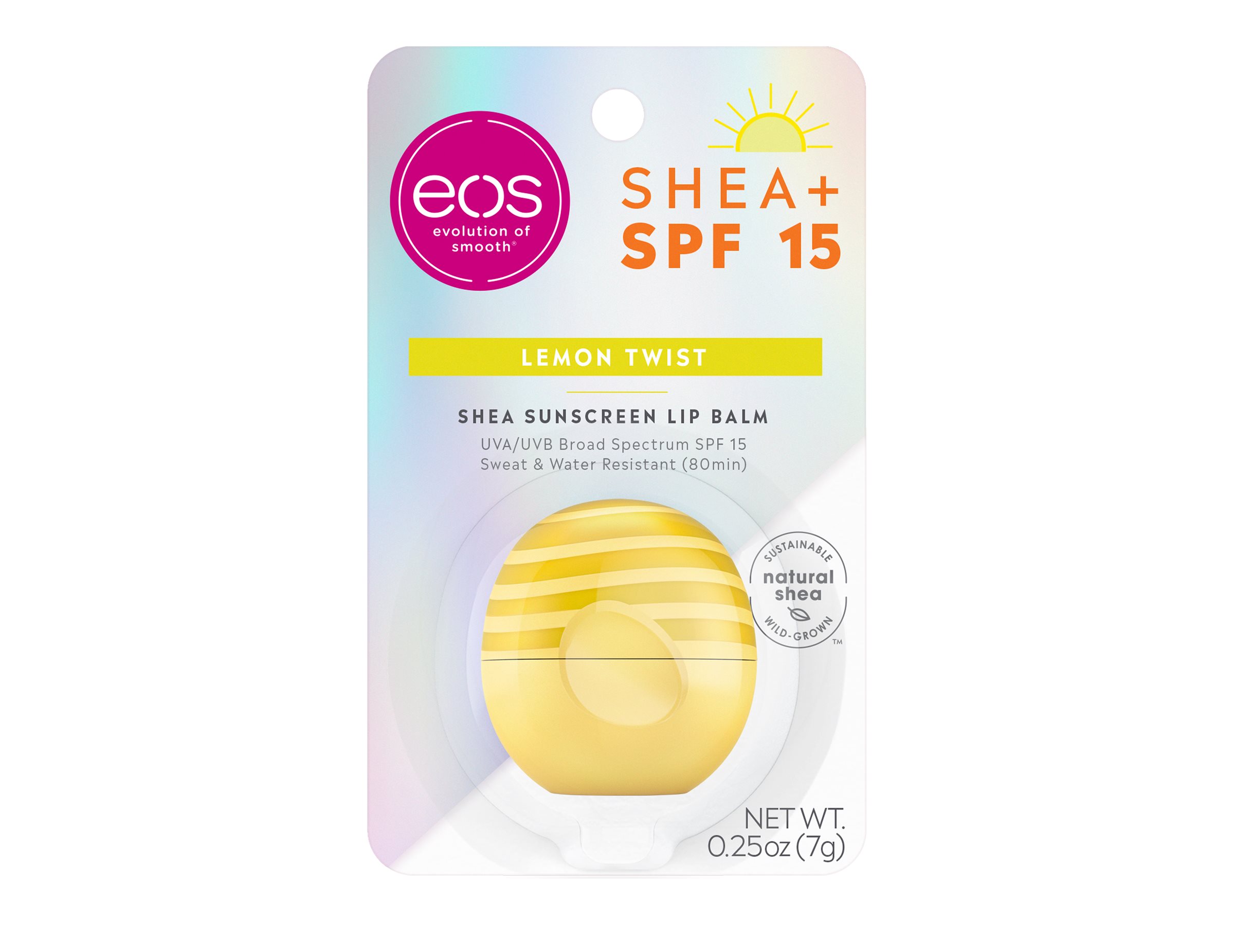 eos Active Sunscreen Lip Balm SPF15 Lemon Twist 7g London Drugs
