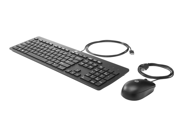 Kwaadaardige tumor bezig deelnemen HP Slim Wired USB Keyboard and Mouse Combo - CloudConnected