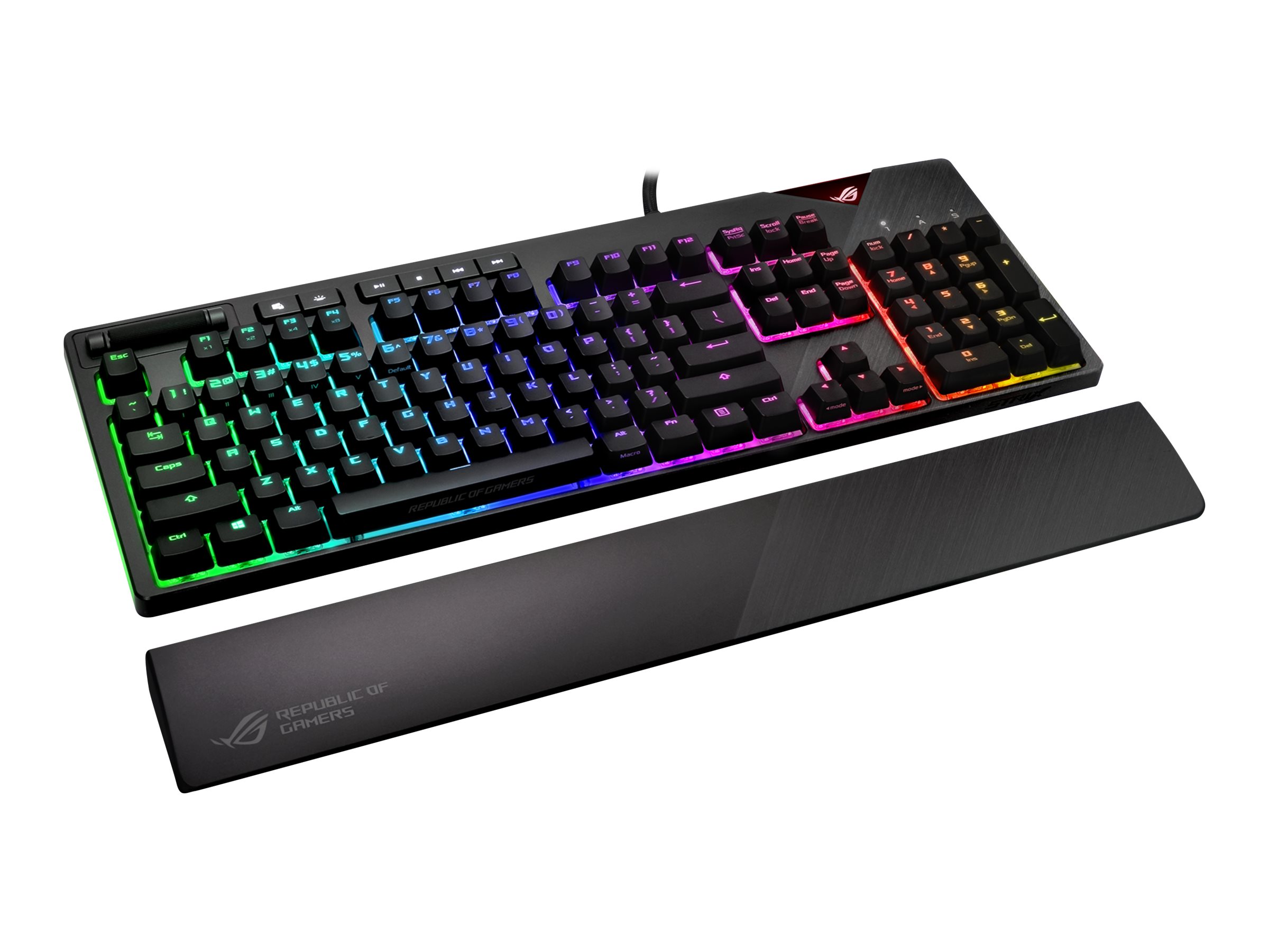 Asus Rog Strix Flare Mechanical Illuminated Keyboard Gun Metal Gray