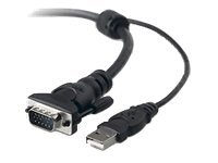 Belkin 10FT UNIV KVM CBL KIT HDDB15M/M USB M/M A/B