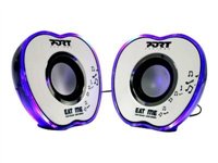 PORT Designs Eat Me - Haut-parleurs portatifs - 6 Watt (Totale) - noir