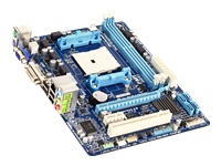 Gigabyte GA-A55M-DS2 1.1 - motherboard - micro ATX - Socket FM1 - AMD A55 - Gigabit LAN - onboard graphics (CPU required) - HD Audio (8-channel) - 1.1 - motherboard - micro ATX - Socket FM1 - AMD A55 - Gigabit LAN - onboard graphics (CPU required) - HD Audio (8-channel)