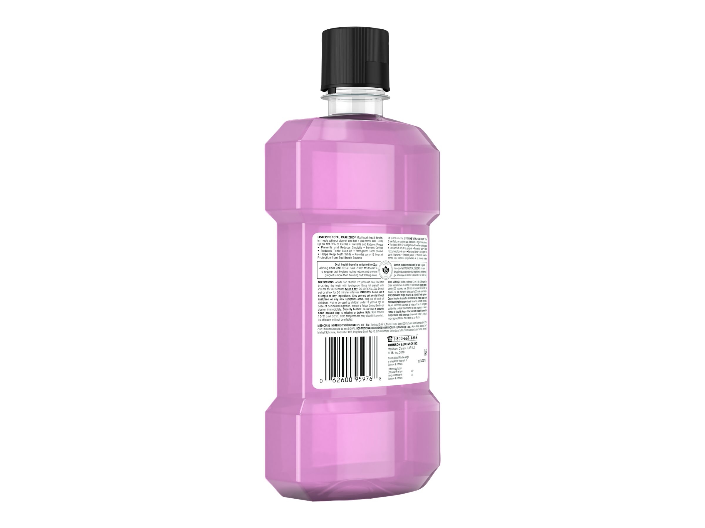 Listerine Total Care Zero Antiseptic Mouthwash Zero Alcohol 1L