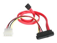 StarTech.com SAS 29 Pin to SATA Cable with LP4 Power
