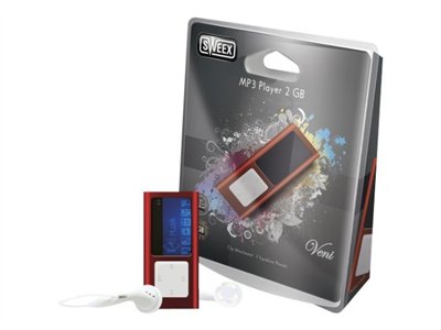 Sweex Veni Red MP3 Player