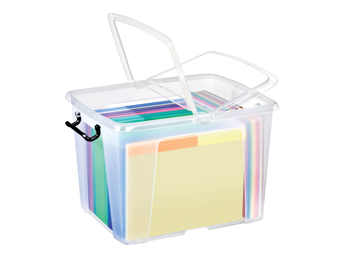 Strata Smart Storemaster Box With Side Opening And Clip Handles L