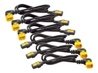 APC Power Cord Kit (6 ea) Locking C13 to C14 (90 Degree) 1.8m