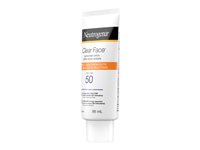 neutrogena clear face sunscreen 50