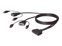 4.5m OmniView Dual-Port PS2 KVM Cable