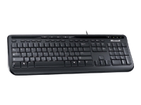 Microsoft Wired Keyboard 600 Keyboard - USB - English - North America - black - Keyboard - USB - English - North America - black