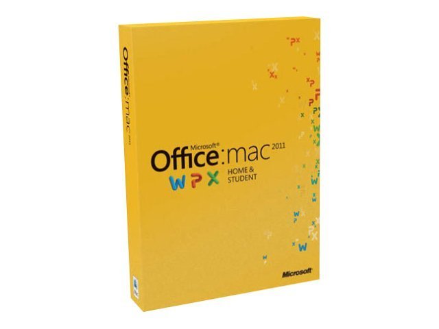 Microsoft OFFICE MAC HOME STUDENT 2011 FRENCH DVD