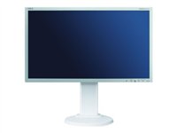 NEC MultiSync E231W - &Eacute;cran LCD - TFT - WLED - 23" - &eacute;cran large - 1920 x 1080 / 60 Hz - 250 cd/m2 - 1000:1 - 25000:1 (dynamique) - 5 ms - 0.265 mm - DVI-D, VGA, DisplayPort - blanc, argent&eacute;(e) - NEC MultiSync E231W - &Eacute;cran LCD