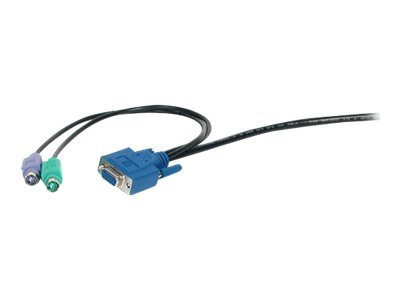 StarTech.com 3-in-1 Universal Ultra Thin PS/2 KVM Cable