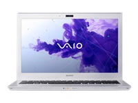Sony VAIO T Series SVT13114GXS Ultrabook - Core i5 3317U / 1.7 GHz - Windows 7 Professional 64-bit - 4 GB RAM - 500 GB HDD ( 32 GB SSD cache ) - 13.3