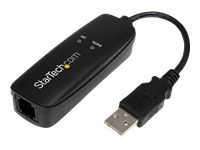 StarTech.com External V.92 56K USB Fax Modem Fax / modem - external - USB - 56 Kbps - K56Flex, V.90, V.92 - Fax / modem - external - USB - 56 Kbps - K56Flex, V.90, V.92