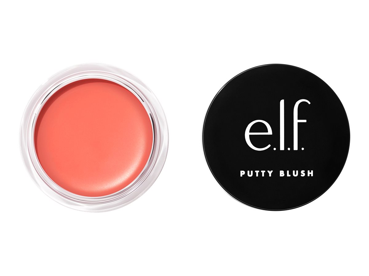 elf putty blush on lips