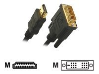 APM - Câble vidéo - liaison simple - HDMI / DVI - HDMI 19 broches (M) - DVI-D (M) - 1.8 m