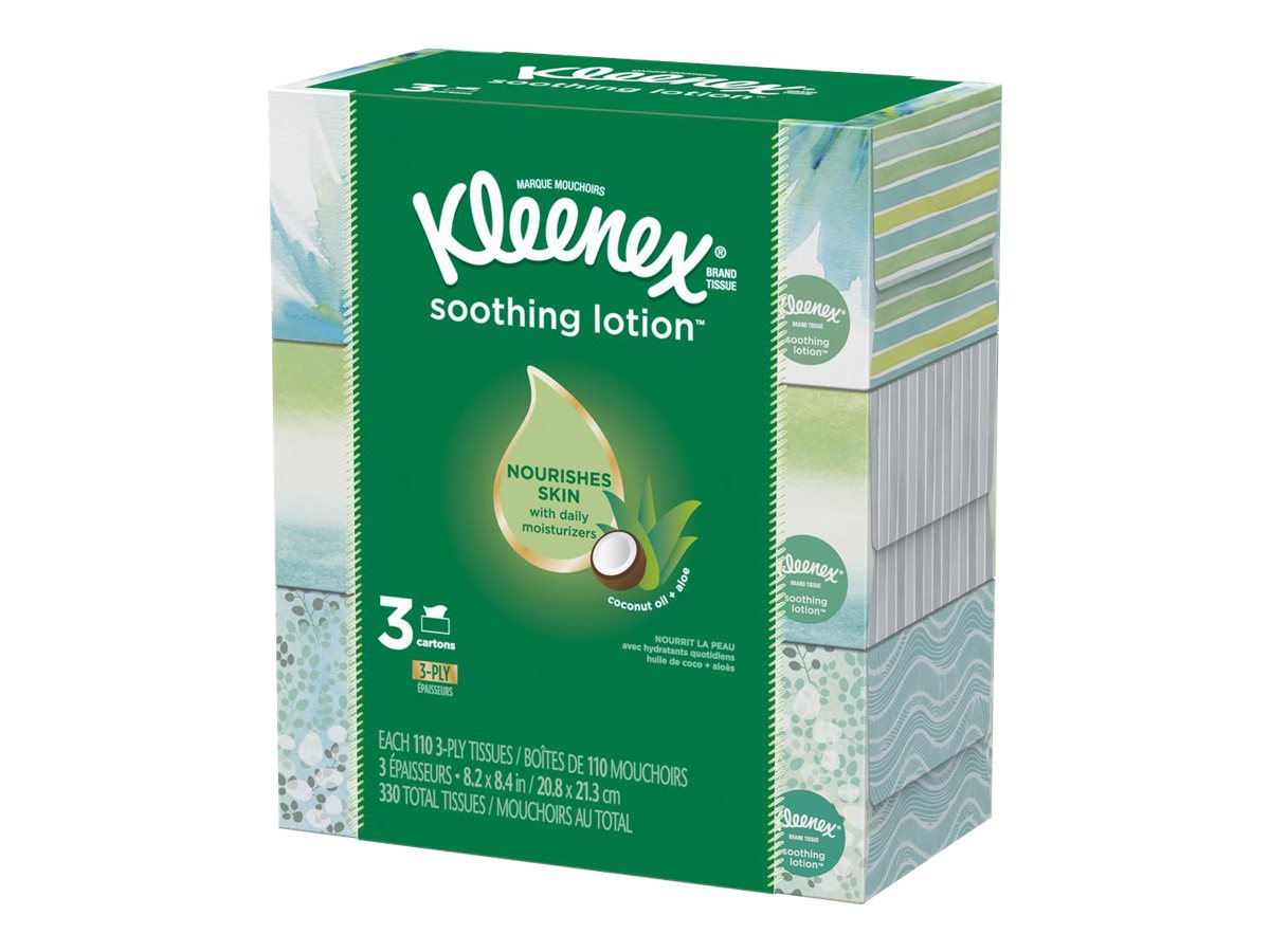 Kleenex Soothing Lotion 3 x 110's