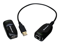 IOGEAR USB Xtra Booster Ethernet Extender GUCE61 Local and Remote Units