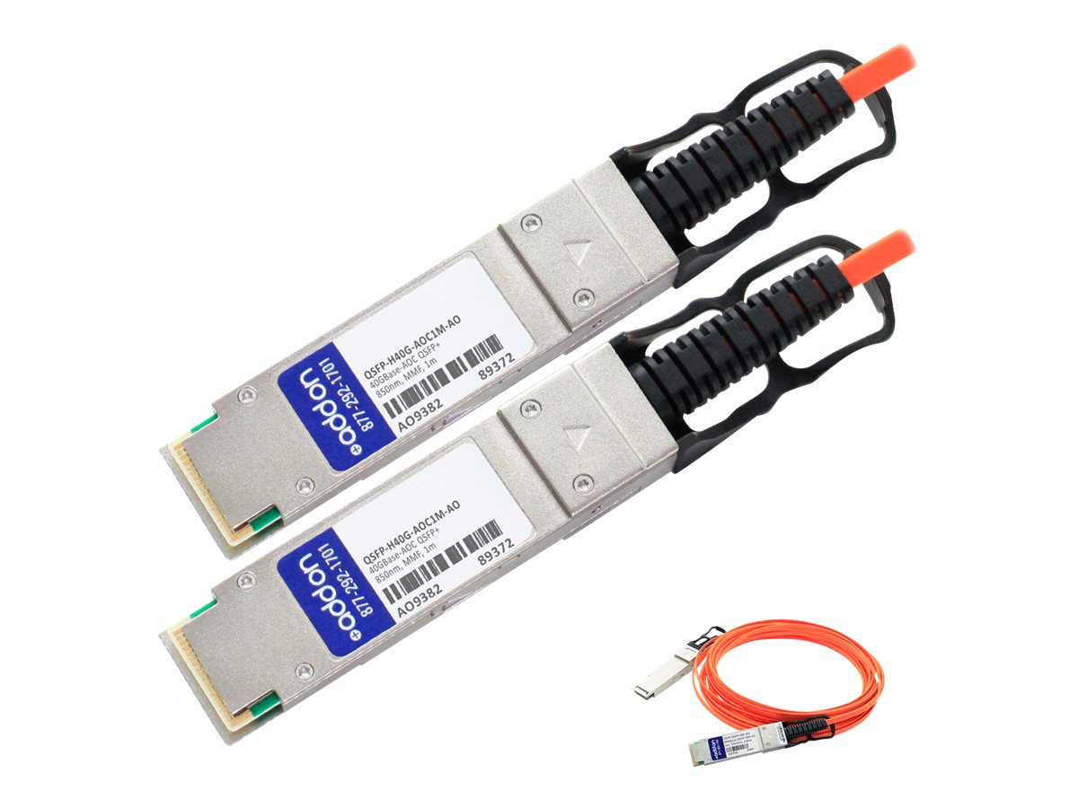 StarTech.com DAC Twinax ケーブル/50cm/Cisco製品QSFP-H40G-CU0-5M