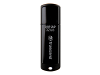 Transcend JetFlash 700 - USB flash drive - encrypted - 32 GB - USB 3.0 - black