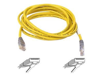 Belkin 10FT CABLE UTP CO CAT5E RJ45M RJ45M YLW MOLDED