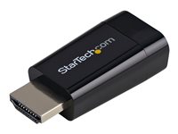 StarTech.com Adaptador Conversor  de Vídeo HDMI a VGA - Convertidor Portátil ideal para Chromebooks, Ultrabooks y Portátiles - 1920x1200