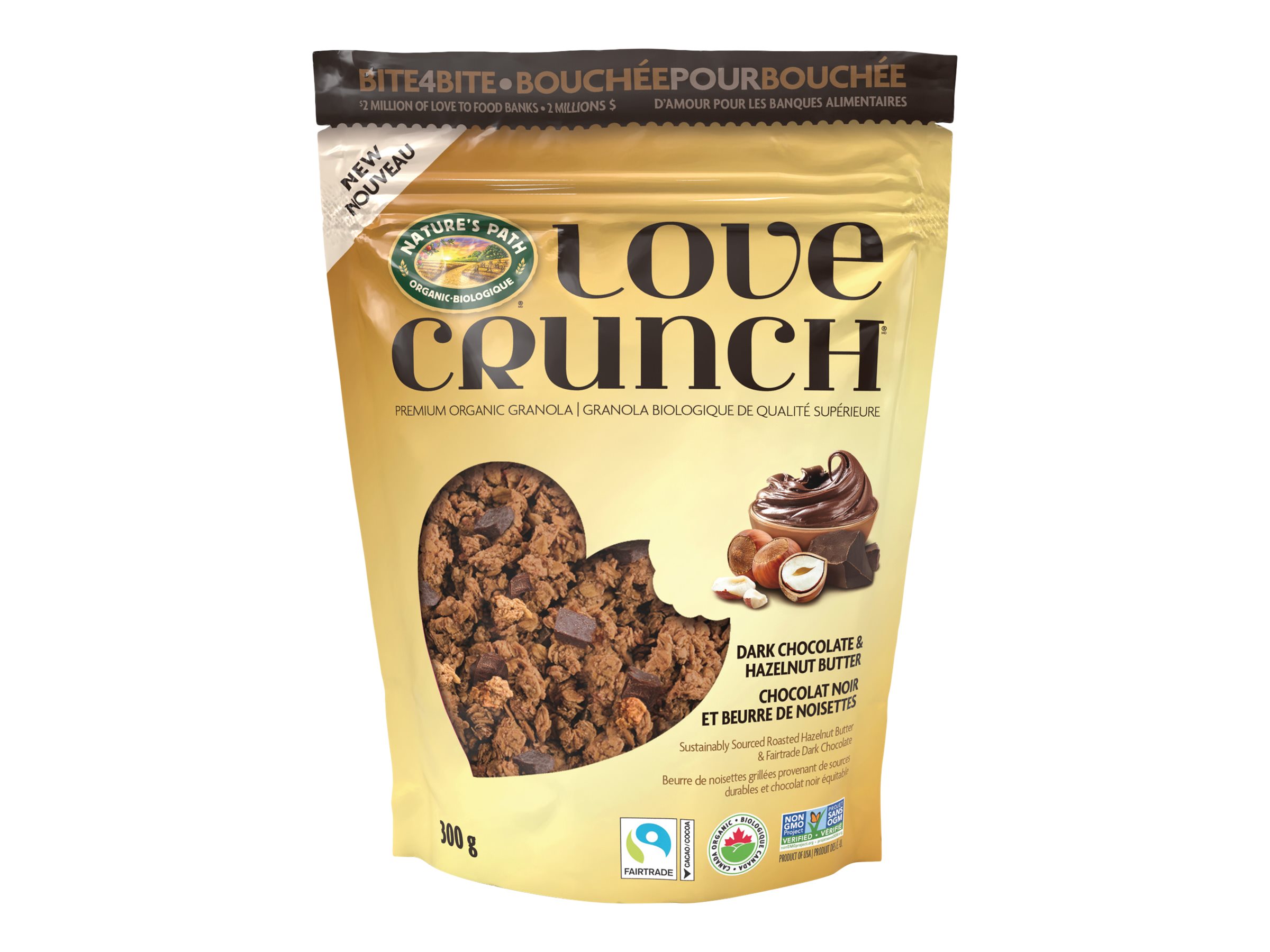 Love Crunch Granola Dark Chocolate & Hazelnut Butter 300g